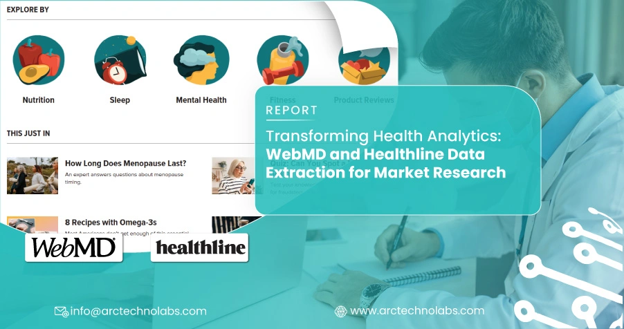 Transforming Health Analytics: WebMD and Healthline Data Extraction for Market Research
