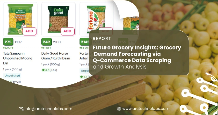Grocery Demand Forecasting via Q-Commerce Data Scraping