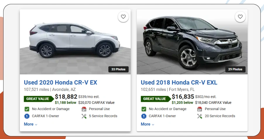 Evolving Expectations from Vehicle History Reports