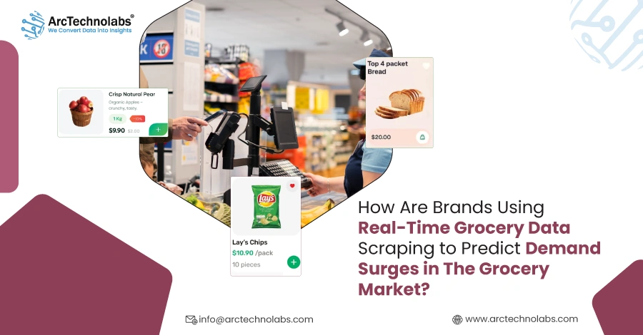 How Are Brands Using Real-Time Grocery Data Scraping to Predict Demand Surges in The Grocery Market?