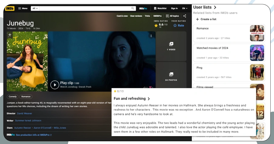 Extracting IMDb Ratings, Reviews, and Audience Sentiment Data