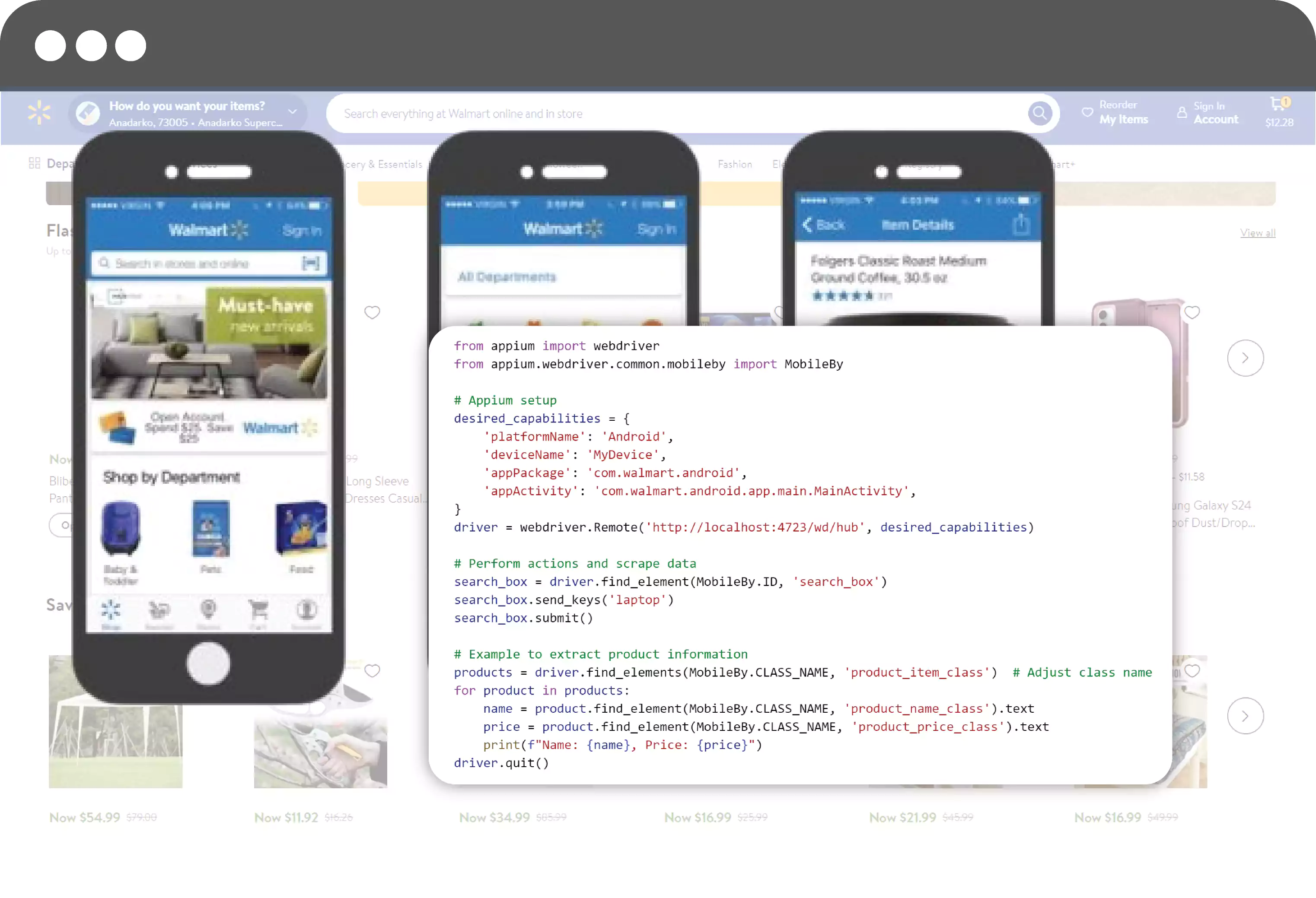 Mobile Application Scraping